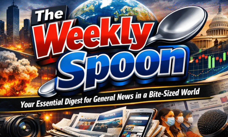 Generalnews Theweeklyspoon: The Weekly Spoon: Your Essential Digest for General News in a Bite-Sized World 4 Generalnews Theweeklyspoon