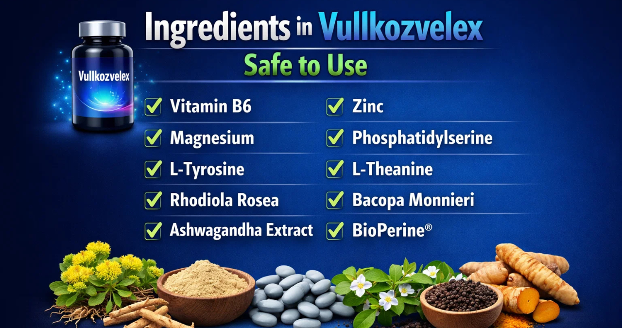 Ingredients in Vullkozvelex Safe to Use