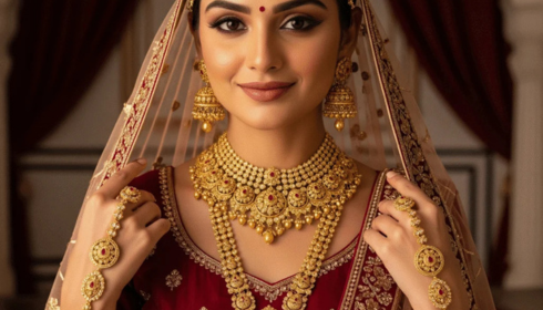 How to Care for and Store Bridal Gold Jewellery After Your Wedding 5 necklace