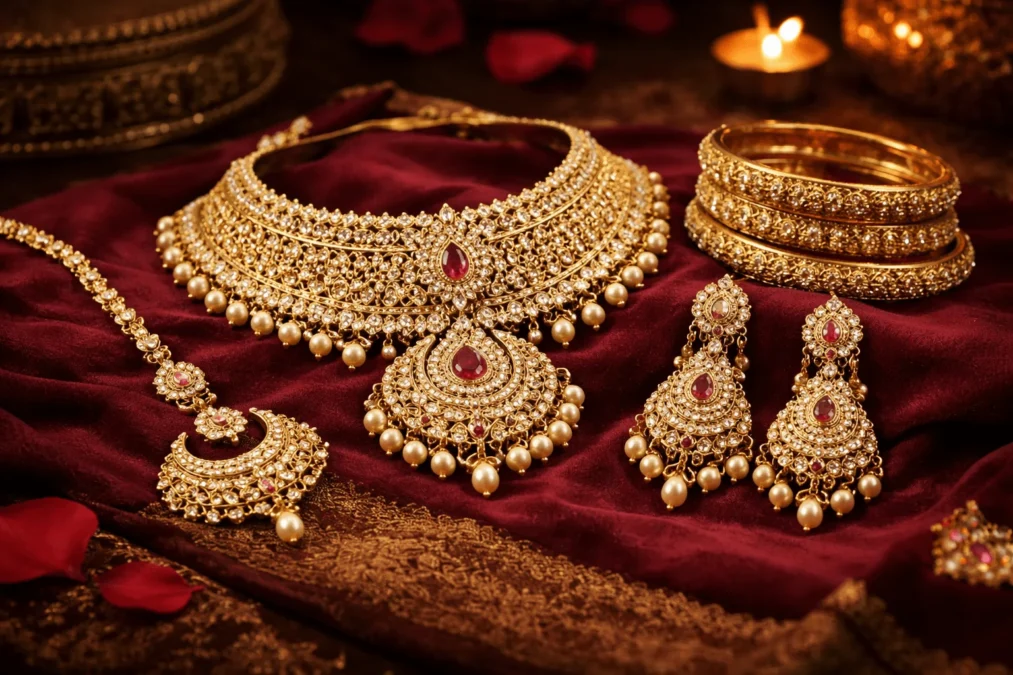 gold necklace set