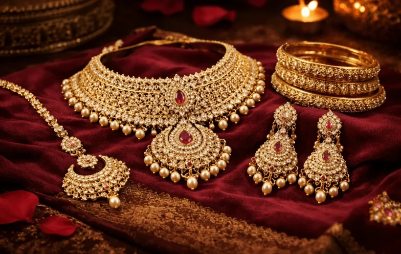 gold necklace set